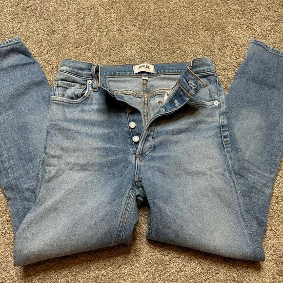 Agolde Nico High Rise Slim Fit in Embark Size 26 - Picture 2 of 6